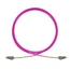 The 50/125μm OM4 multimode bend insensitive tight-buffered fiber optic patch cord cable has less attenuation when bent or twisted compared